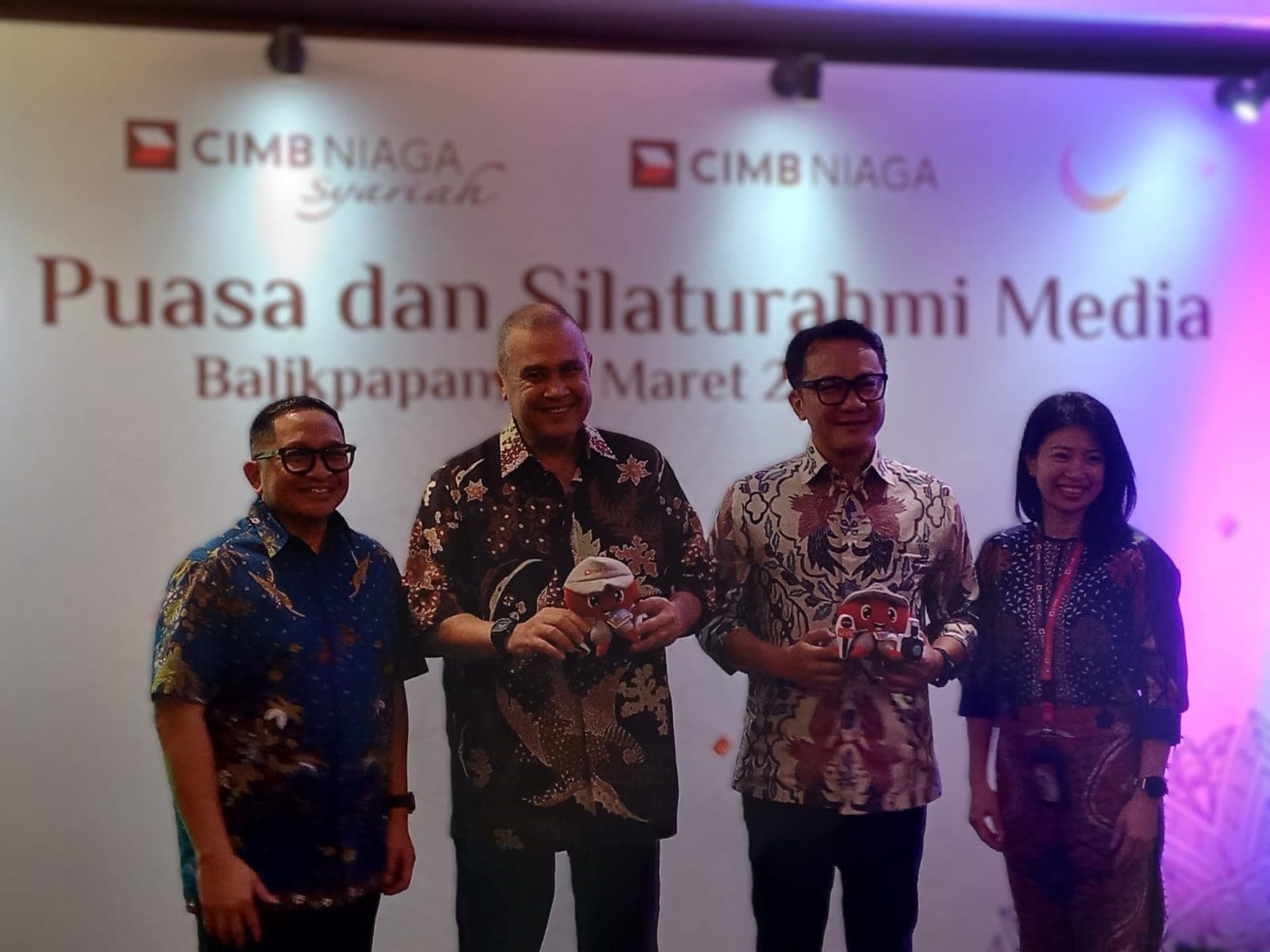 Direktur Syariah Banking CIMB Niaga Pandji P. Djajanegara dalam sebuah acara di Balikpapan.