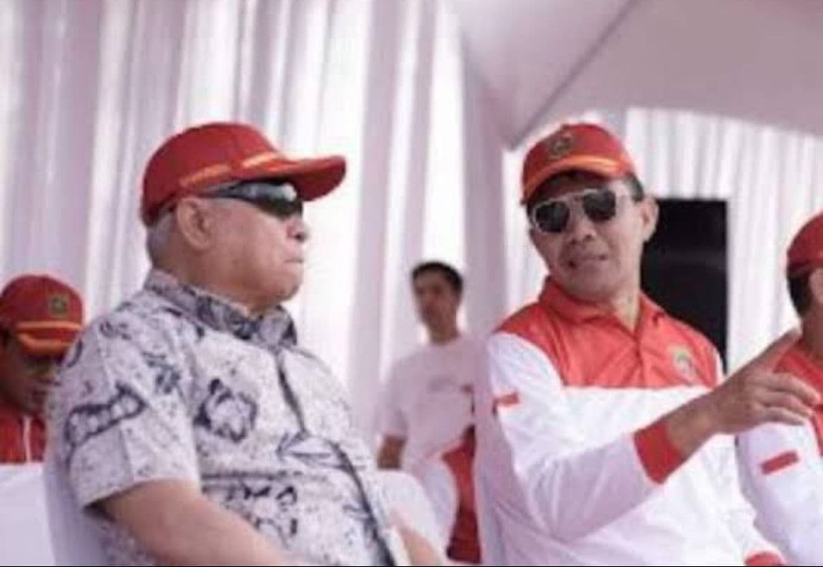 Isran Noor bersama Andi Harun 