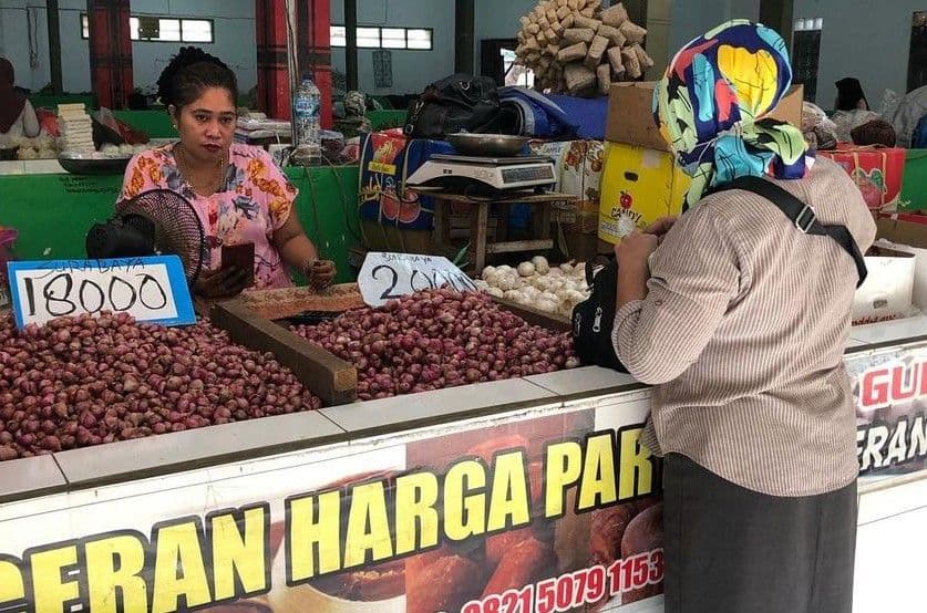 bawang merah turun karena memasuki masa panen di sentra produksibawang merah turun karena memasuki masa panen di sentra produksi pada Agustus 2024