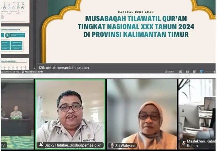 Persiapan MTQ Nasional 2024 di Kaltim.