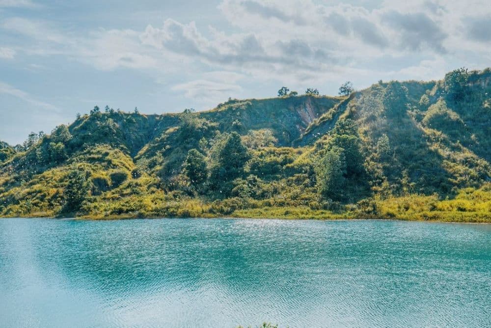 Kawasan bekas tambang di Makroman, Kota Samarinda. 