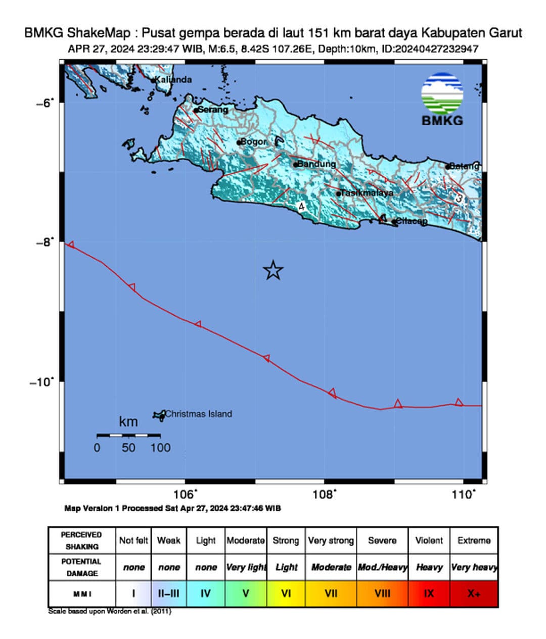 Dampak Gempa Garut, Puluhan Rumah Rusak