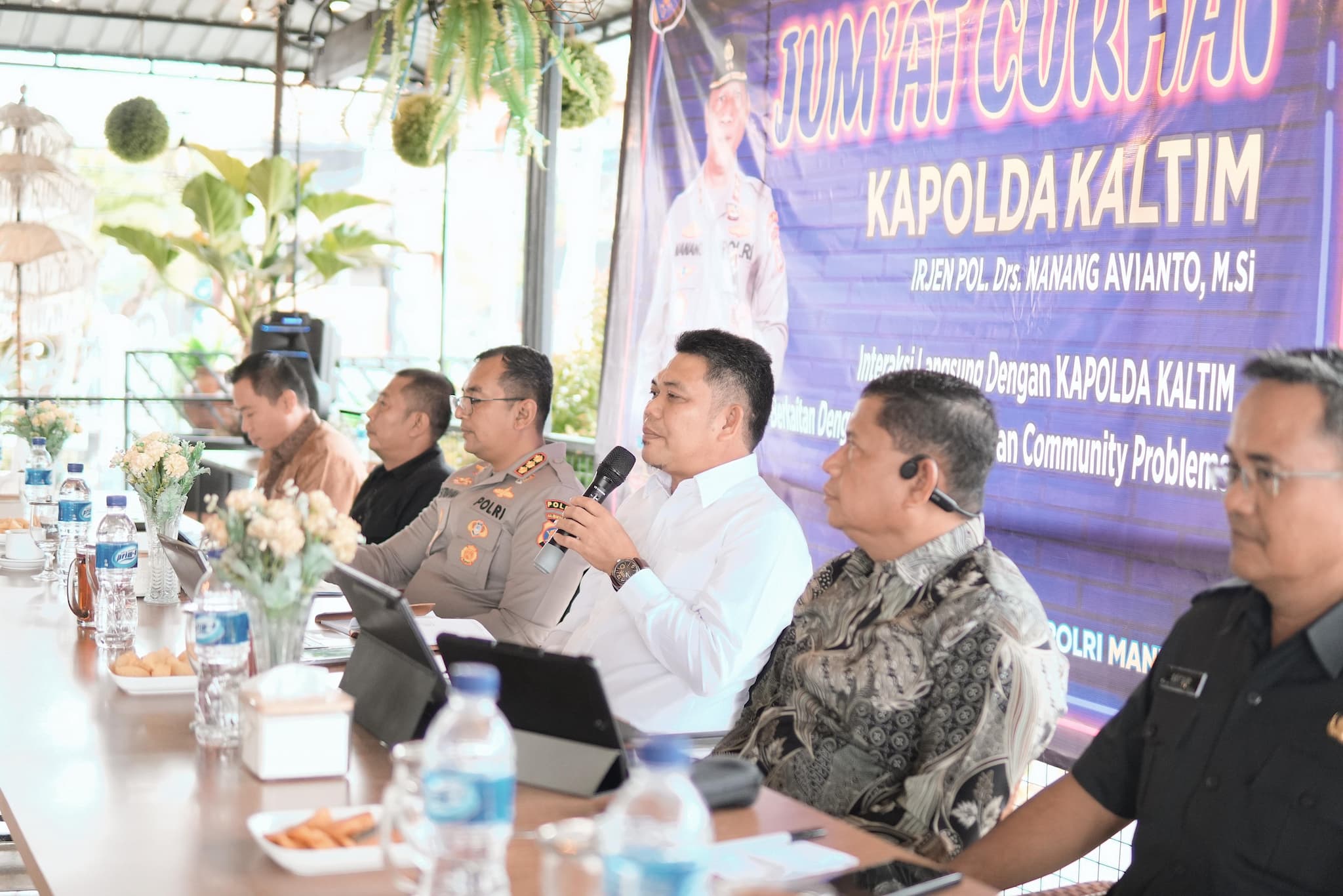 Jumat Curhat Polda Kaltim, Angkat Stabilitas Kamtibmas Kota Balikpapan 