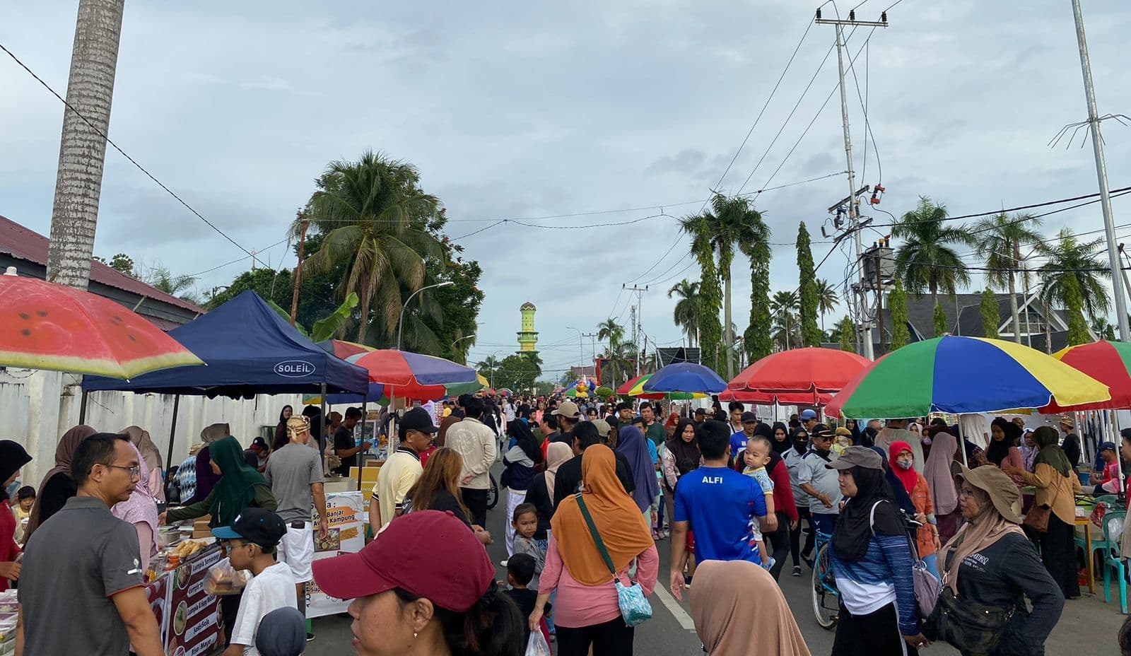 Masyarakat Kota Raja Penuhi Lokasi CFD Baru