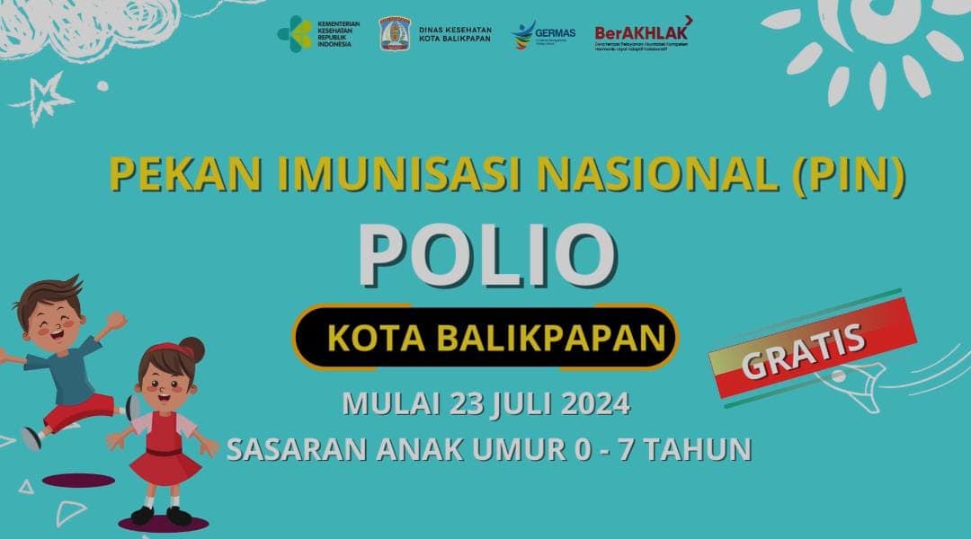 Mulai 23 Juli 2024 PIN Polio Digelar Serentak  