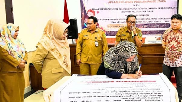 Pemkab PPU Luncurkan Desa Ramah Perempuan dan Peduli Anak di Desa Api-api