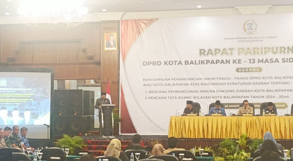 Pandangan Umum Fraksi, DPRD Balikpapan Soroti Persoalan Air