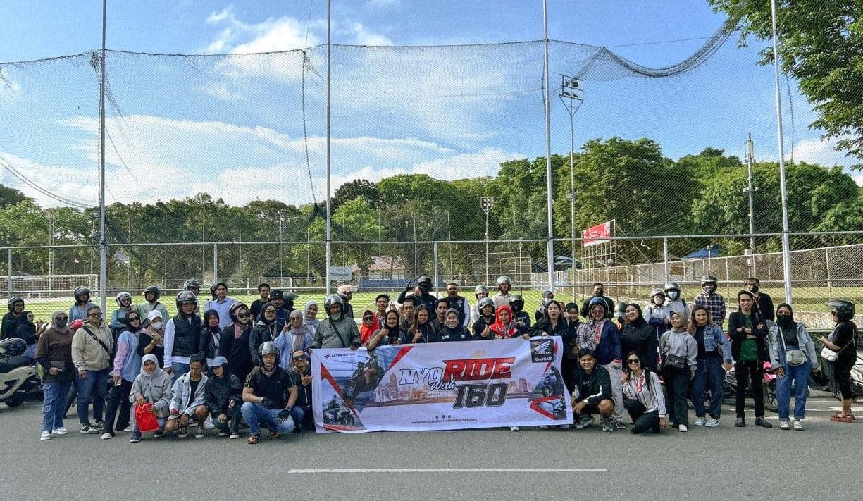 Astra Motor Kaltim 1 Gelar Nyoride with 160: Perkenalkan Honda 160cc di Jalan Raya Balikpapan