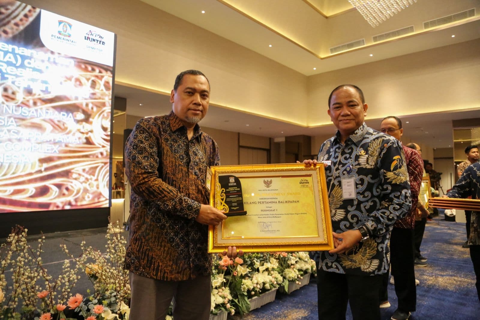 PT KPB Raih Penghargaan Balikpapan Investment Award