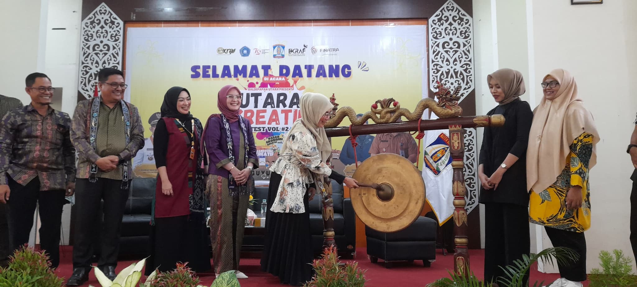 Buka Utara Kreatif Fest Vol 2, Ketua Ekraf Balikpapan Dorong Pemuda Berkreatifitas