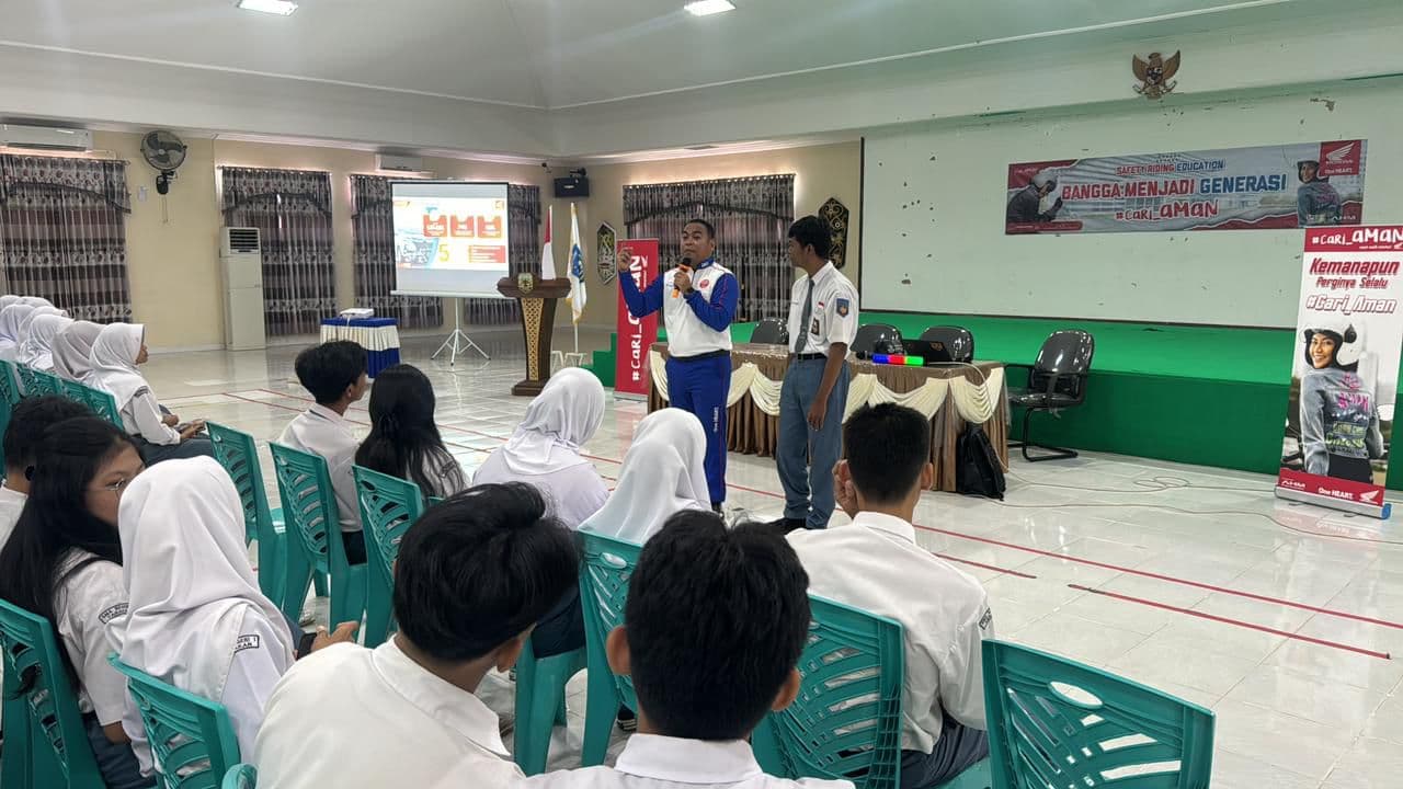 Astra Motor Kaltim 1 Gaungkan Keselamatan Berkendara, Sosialisasi Safety Riding di SMAN 1 Tarakan