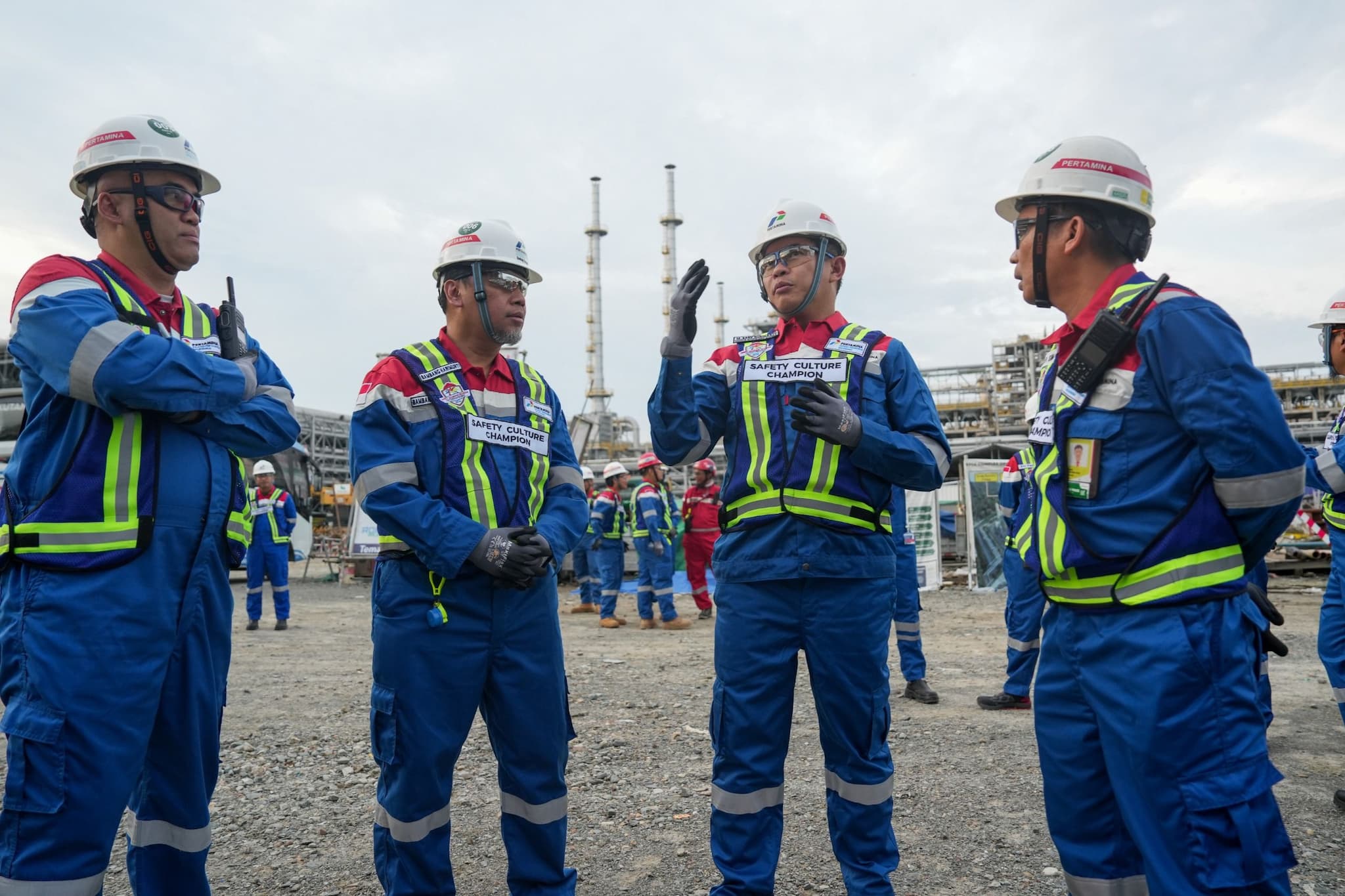 Dukung Penyelesaian Proyek, Direktur SDM Pertamina Kompak Tinjau Progress RDMP Balikpapan