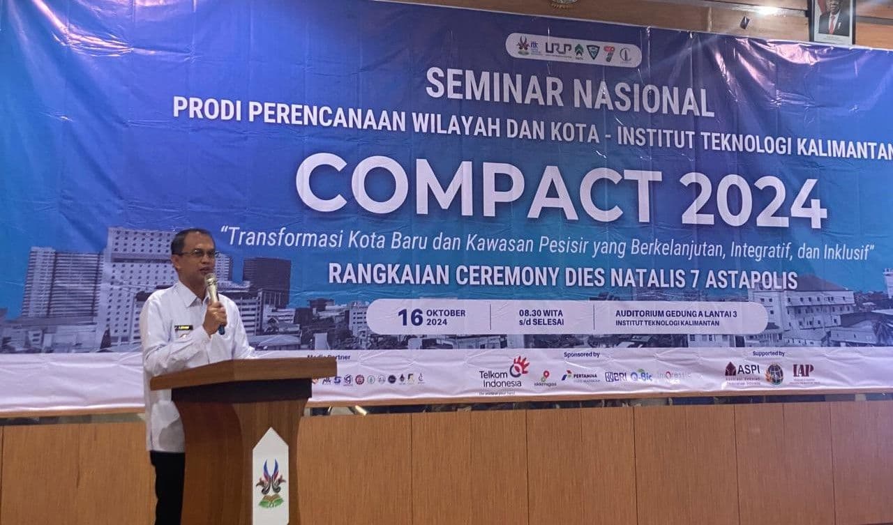 Pjs Wali Kota Balikpapan Jadi Pembicara Seminar COMPACT 2024 ITK pada Rabu 16 Oktober 2024