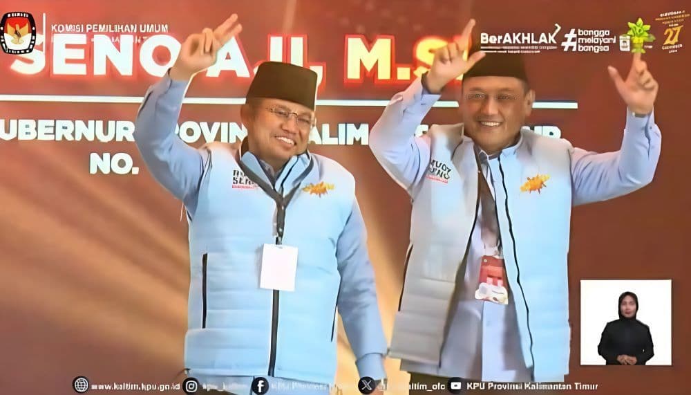 Palson Pilgub Kaltim 2024 nomor urut 2, Rudy Mas'ud - Seno AAi