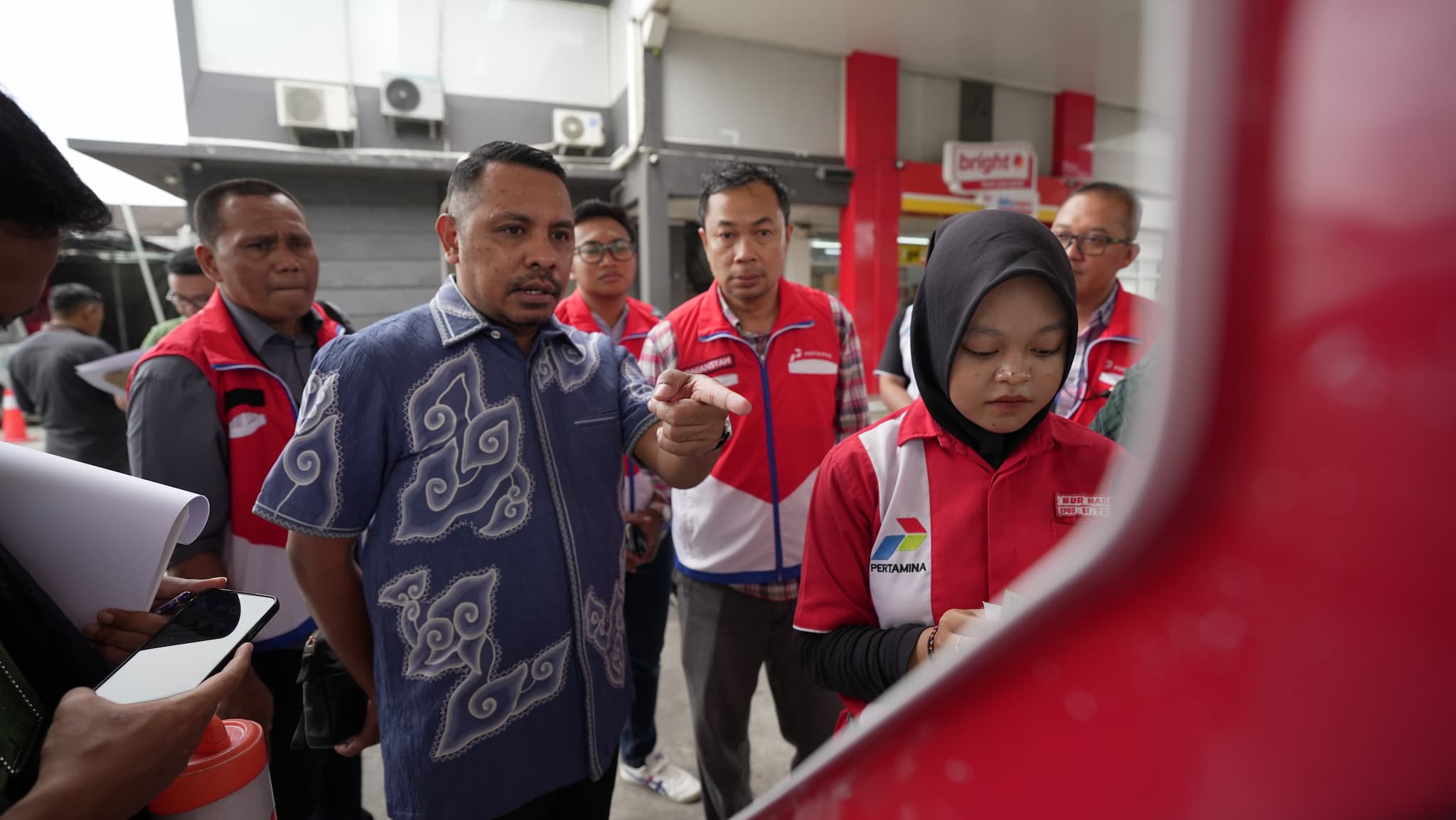 Pastikan Penyaluran Sesuai Takaran, Ombudsman RI dan Pertamina Datangi SPBU Balikpapan