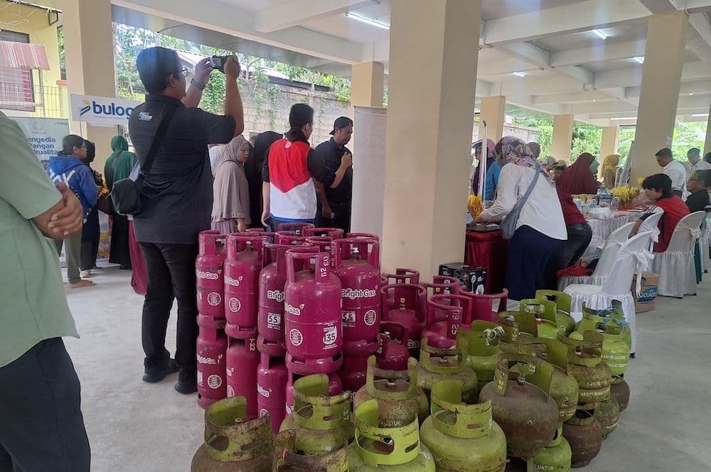 Pemerintah Kota Balikpapan bersama Tim Pengendali Inflasi Daerah (TPID) menggelar pasar murah menjelang Ramadan 1446 Hijriah