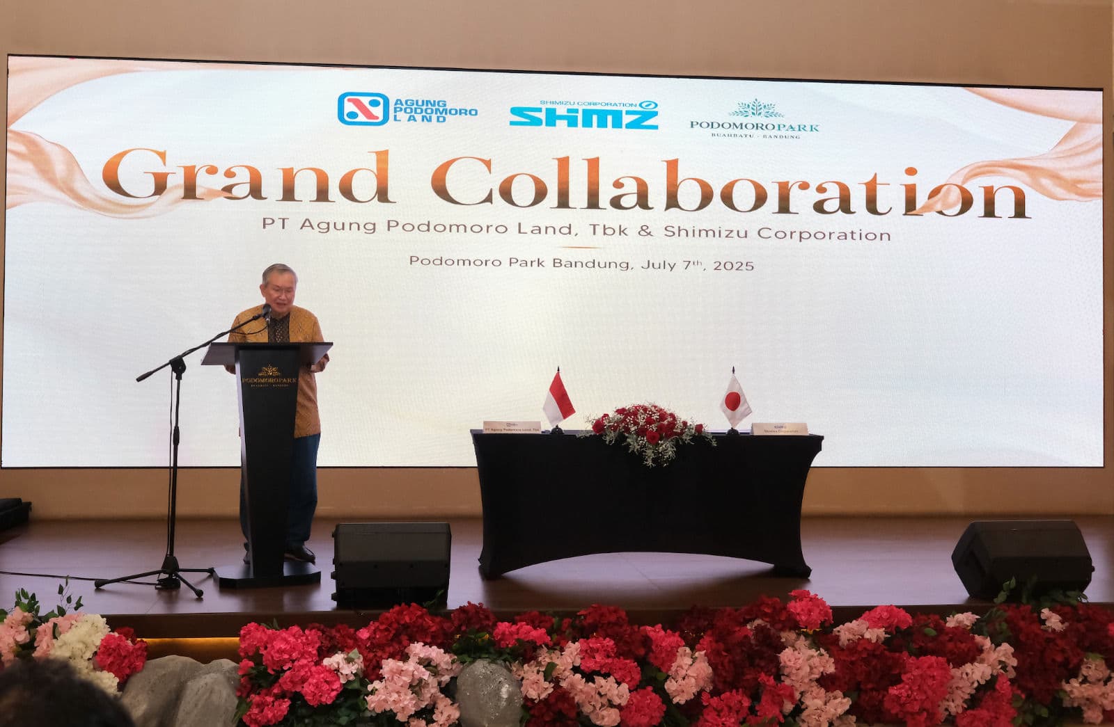 Agung Podomoro Land dan Shimizu Corporation Indonesia Resmikan Kerja Sama Strategis