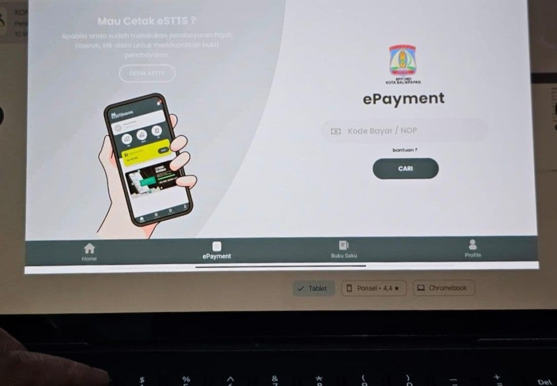 Tampilan aplikasi Kontengan di Play Store. Pemkot Balikpapan mereformasi sistem layanan perpajakan hingga sistem keuangan pemerintahan.  