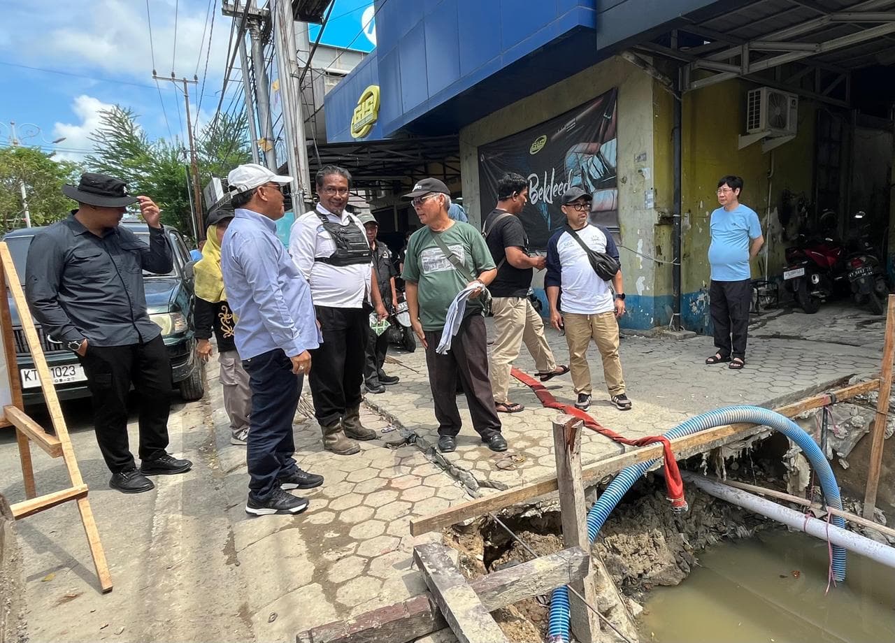 Proyek Drainase Ahmad Yani Dimulai, Wawali Minta Tak Ganggu Usaha Warga