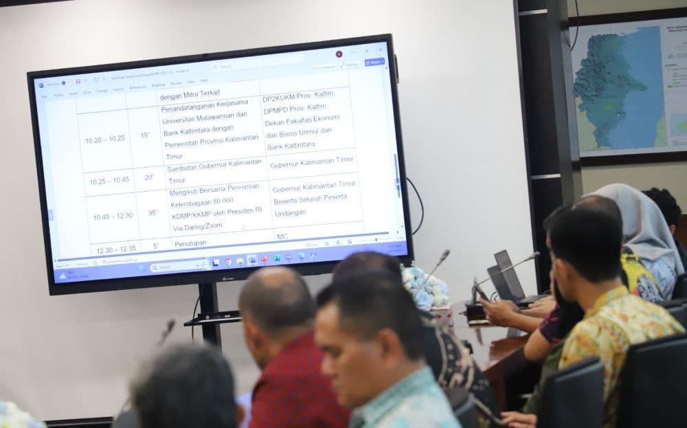 Kalimantan Timur turut ambil bagian dalam peluncuran nasional Koperasi Desa/Kelurahan Merah Putih (KDMP/KKMP) yang secara resmi diresmikan oleh Presiden RI Prabowo Subianto, Senin (21/7/2025). (Diskominfo Kaltim)