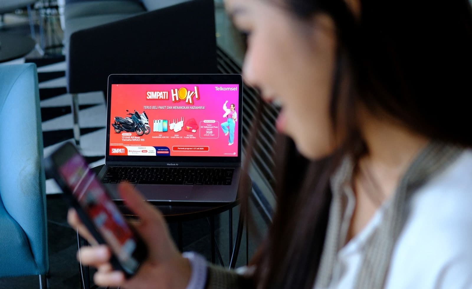 SIMPATI HOKI, Pelanggan Bisa Menang Mobil Listrik dan Liburan Gratis 