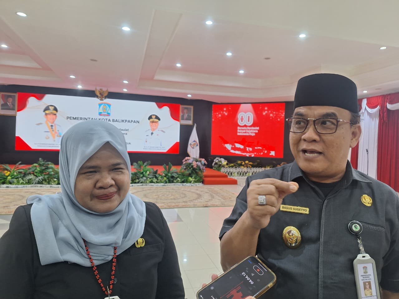 Wawali Balikpapan, Bagus Susetyo mengungkapkan Pemkot Balikpapan Fokus Bangun Dapur MBG 