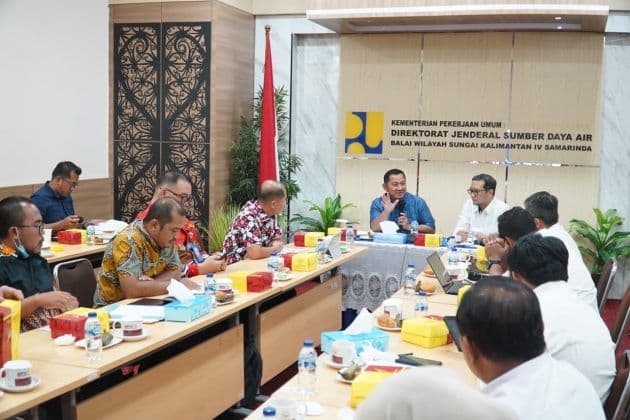 Bupati PPU Mudyat Noor Audiensi dengan BWS Kalimantan IV bahas Air Bersih dan Irigasi dan penanggulangan banjir