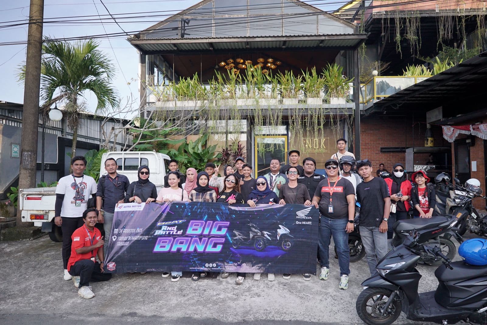 Astra Motor Gelar Beat and Battle, Puluhan Bikers Honda Rolling City  