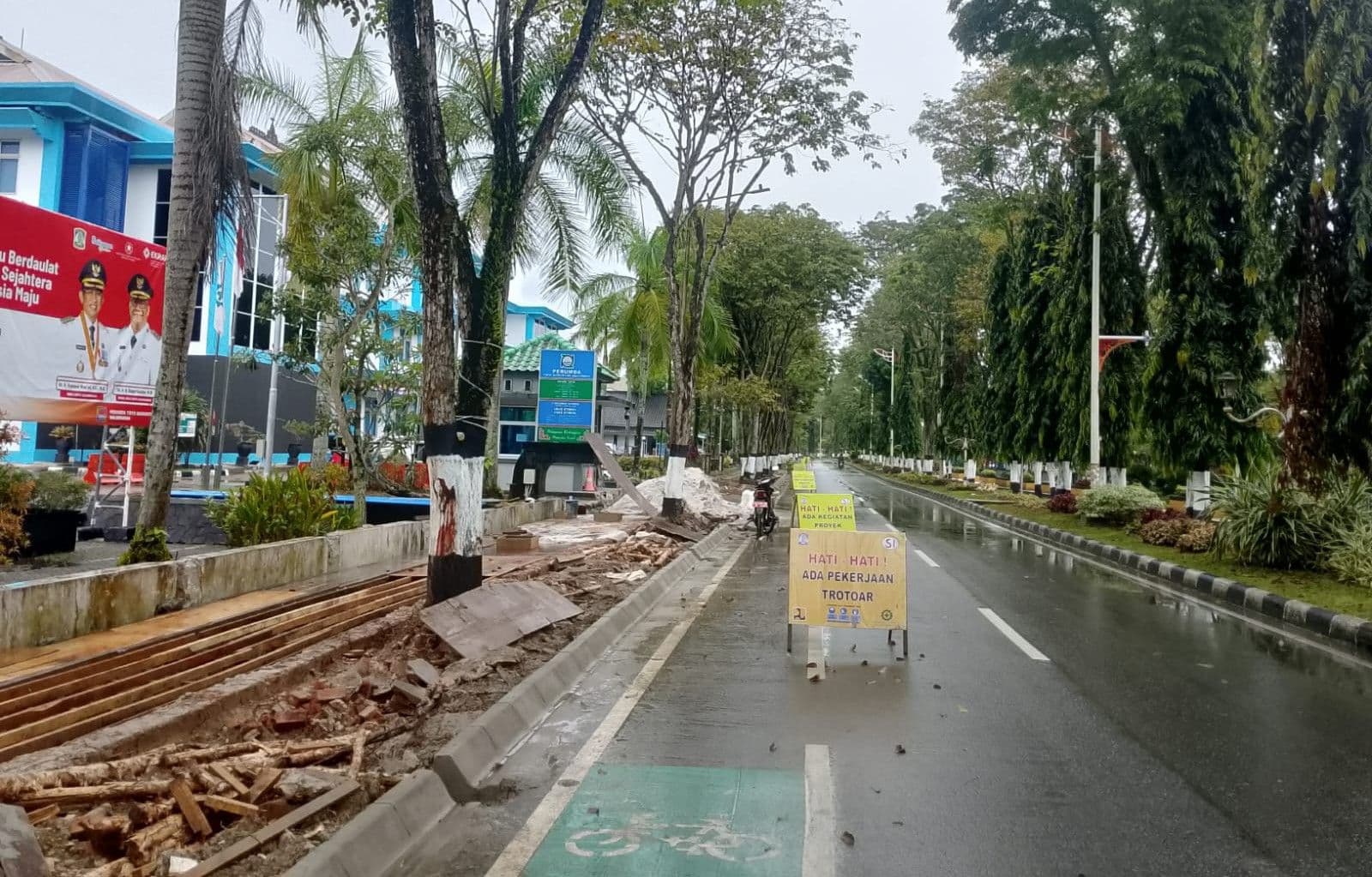 Pemkot Balikpapan Tata Ulang Trotoar Ruhui Rahayu, Pejalan Kaki Makin Nyaman