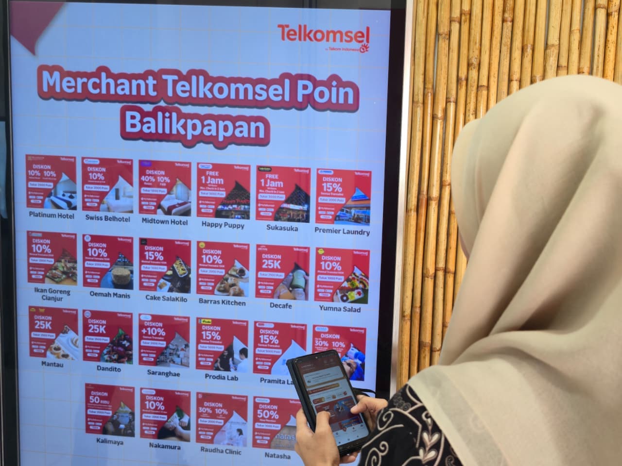 Telkomsel Hadirkan Promo Penukaran Poin di Berbagai Merchant Balikpapan