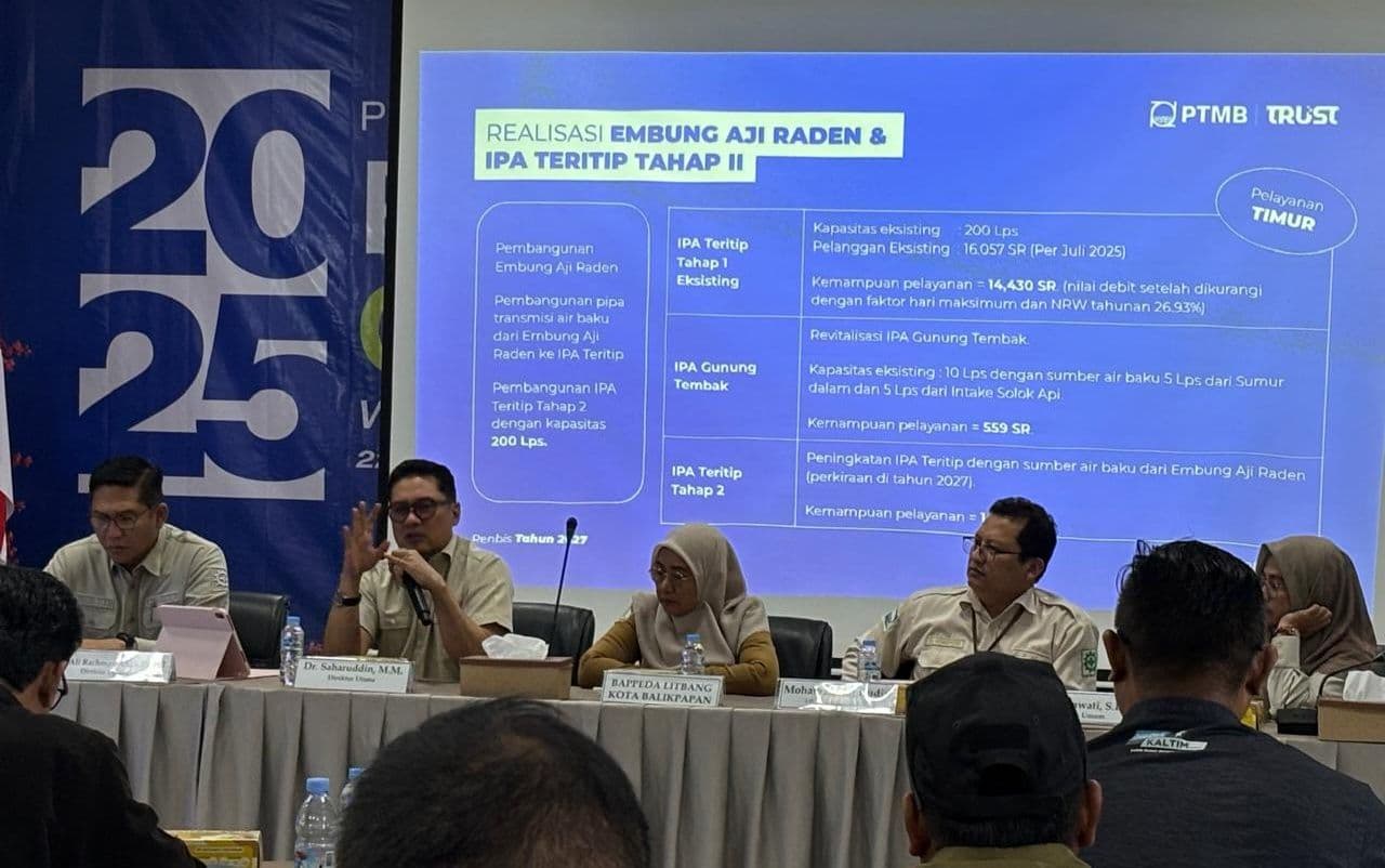 Target 100 Persen Layanan Air Bersih, PTMB Tambah Kapasitas dan Sumur