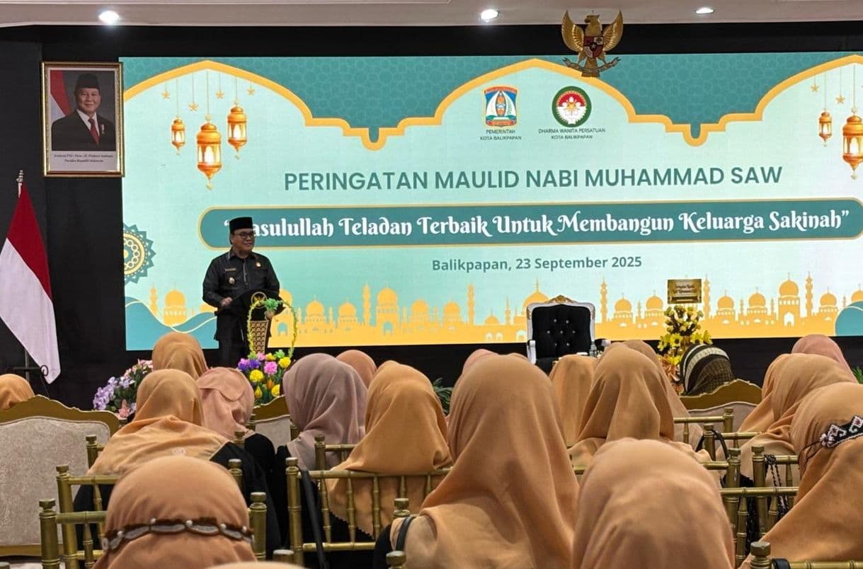 Momen Maulid Nabi SAW, Wawali Ajak DWP Bangun Keluarga Sakinah