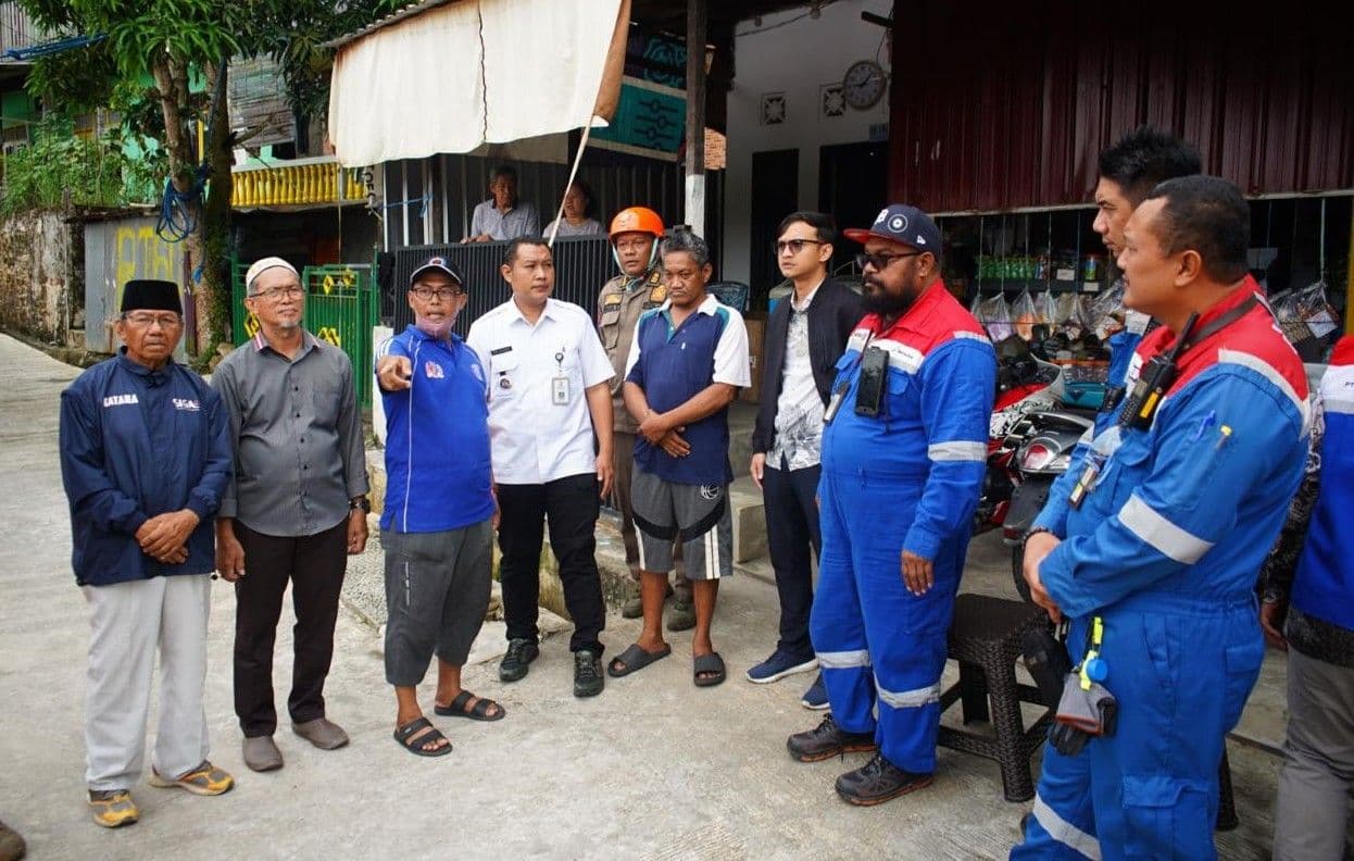 KPI Balikpapan Salurkan Bantuan Korban Longsor Muara Rapak