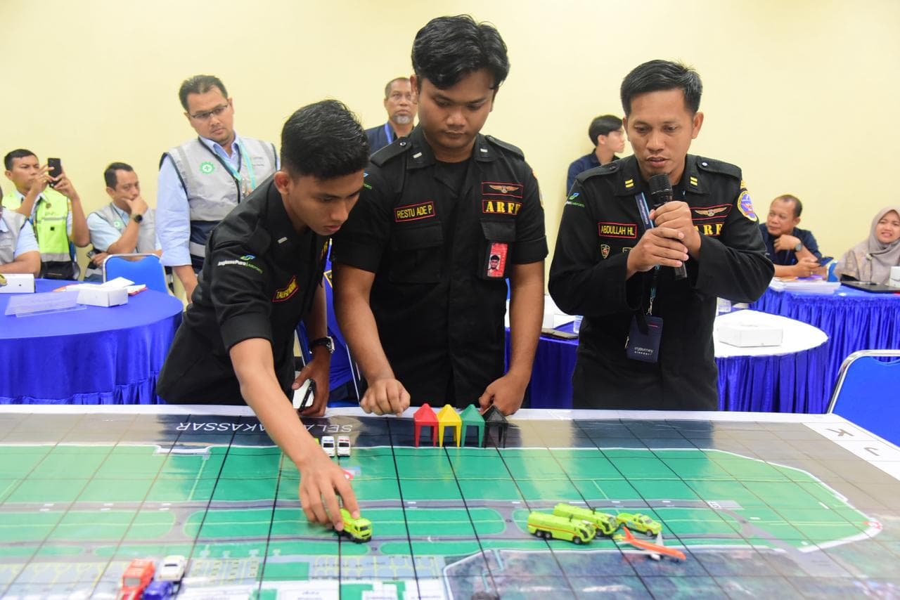Uji Kesiapan! Bandara SAMS Sepinggan Gelar Latihan Darurat 