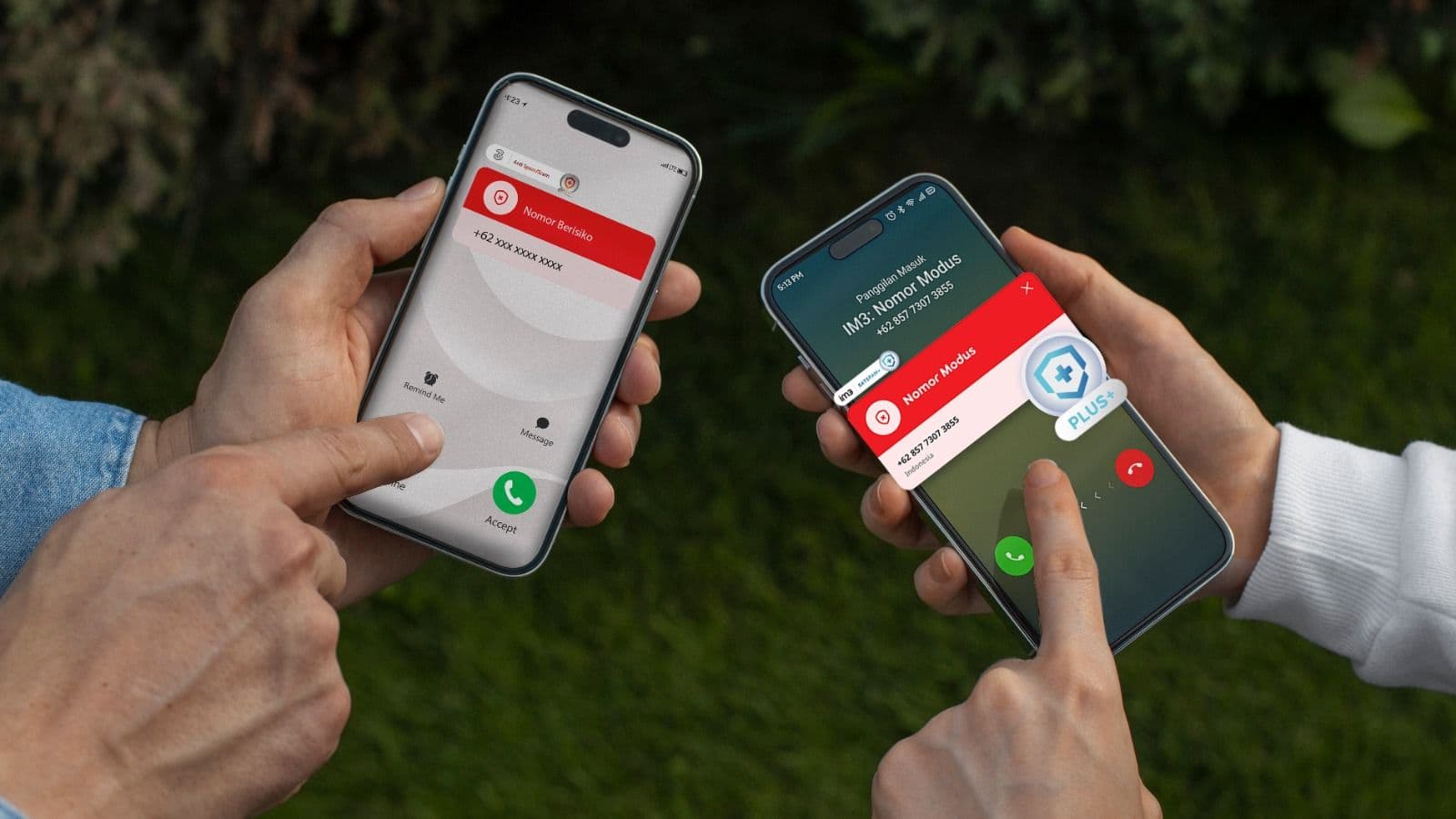 Fitur Anti-Spam dan Anti-Scam dibangun di atas platform AIvolusi5G dan tersedia bagi pelanggan IM3 dan Tri