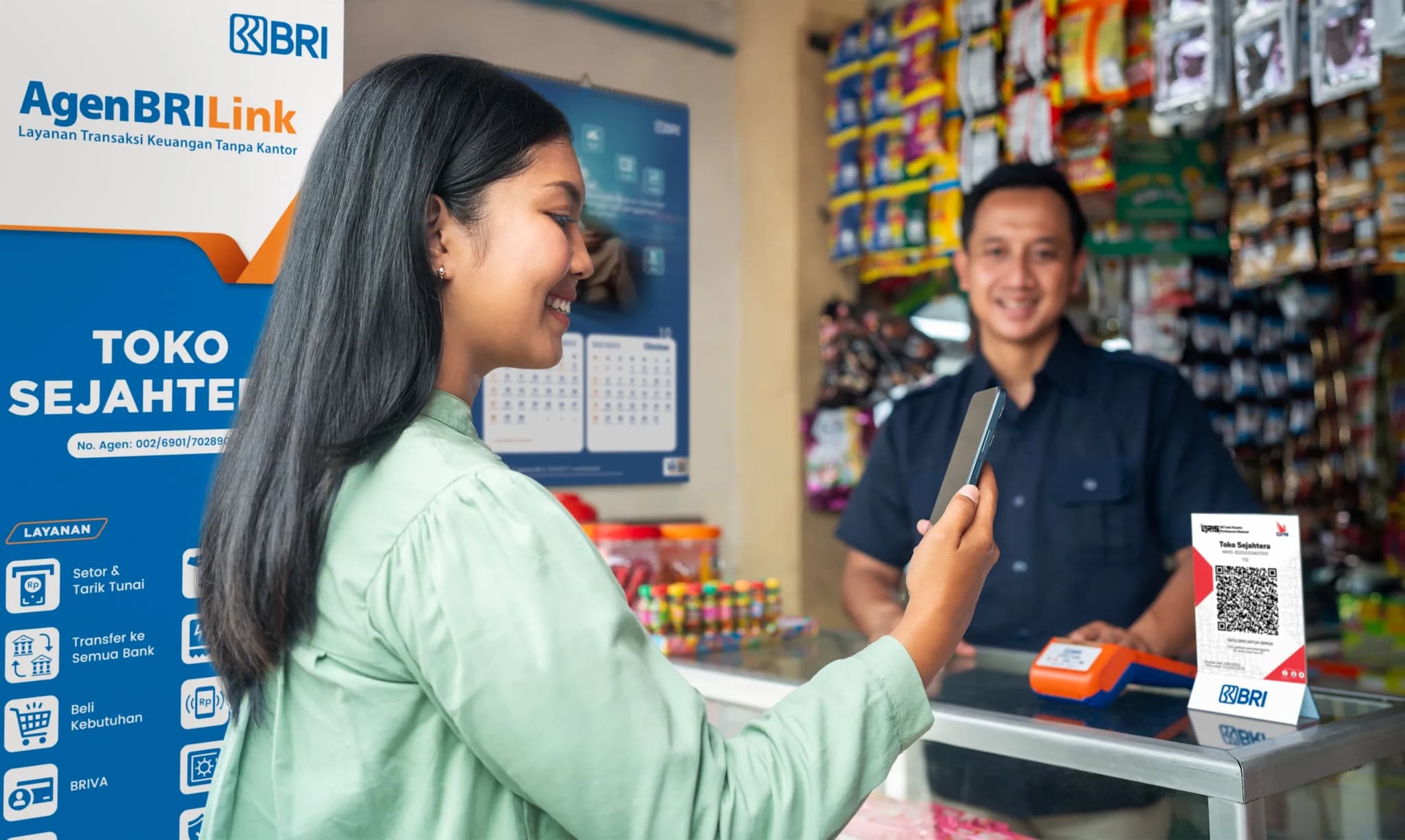 Dorong Inklusi Keuangan, 1,2 Juta AgenBRILink Raup Transaksi Rp1.294 Triliun dalam 9 Bulan