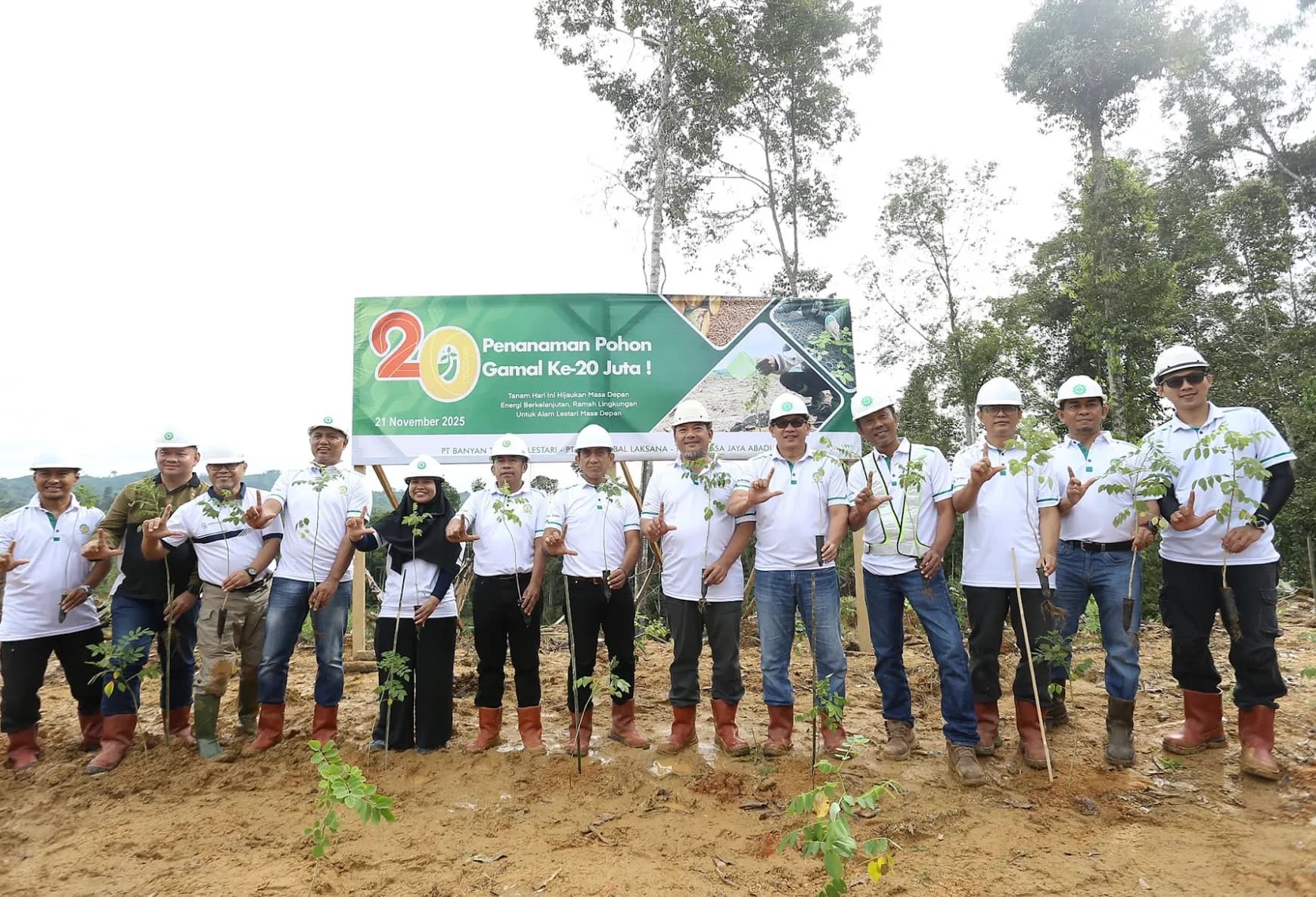 Tanam Pohon Gamal ke-20 Juta, BJA Group Mantapkan Langkah Menuju Industri Bebas Deforestasi