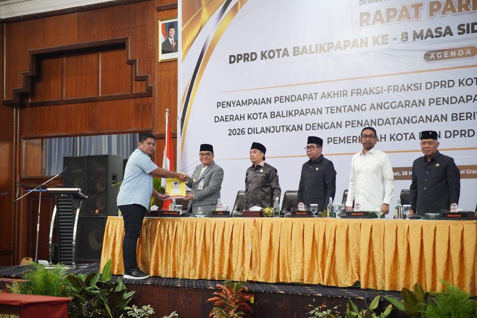 Fraksi Golkar Sampaikan Pendapat Akhir APBD 2026