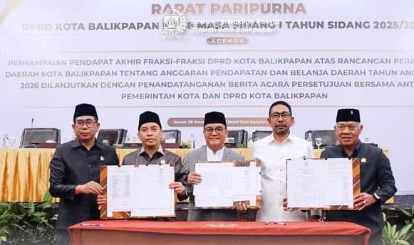 DPRD Bersama Pemkot Balikpapan Sepakati APBD 2026 Disepakati