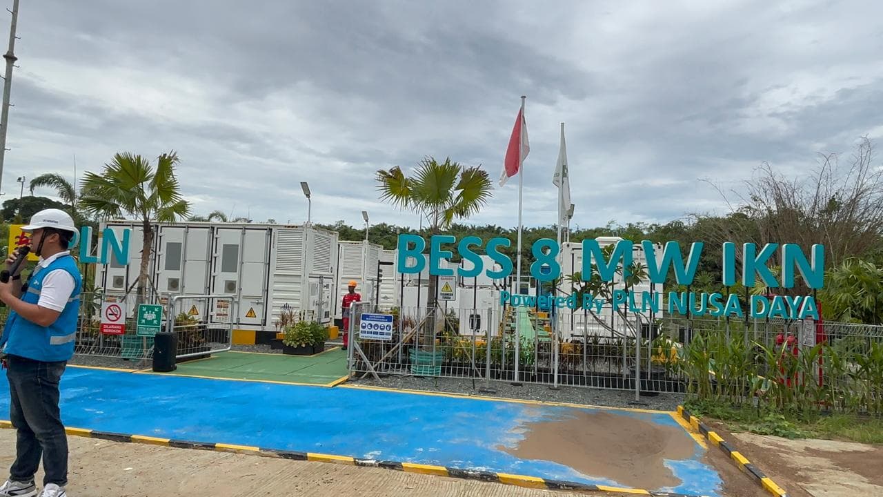 BESS 8 MW Aktif, Istana IKN Aman Tanpa Kedip