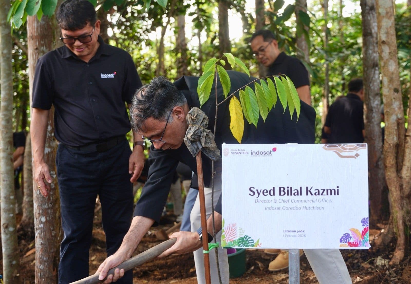 Indosat Tanam Pohon di IKN, Dukung Kota Hijau 