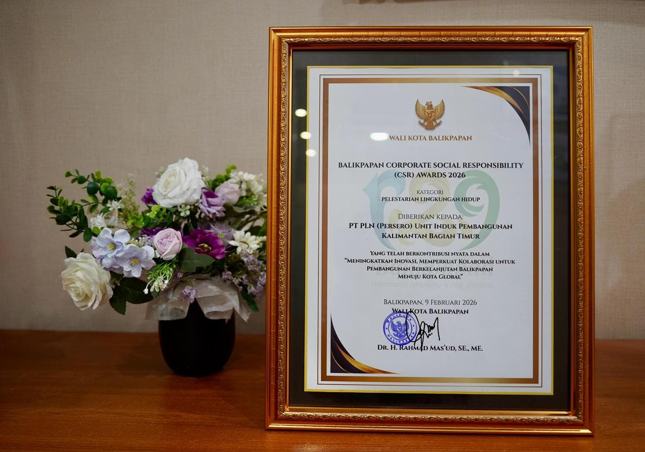 PLN UIP KLT Sabet Balikpapan CSR Award 2026