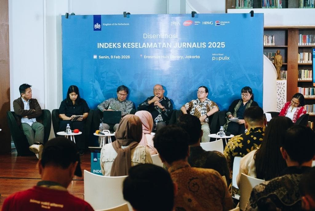 Indeks Keselamatan Jurnalis 2025 Menurun