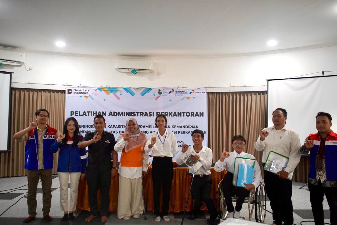 KPB Bekali Difabel Balikpapan Keterampilan Perkantoran