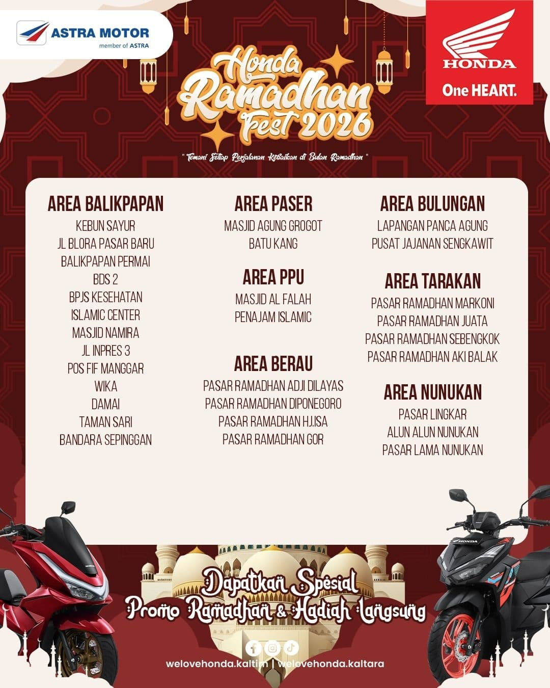 Honda Ramadan Fest 2026 Hadir di 30 Titik Kaltim
