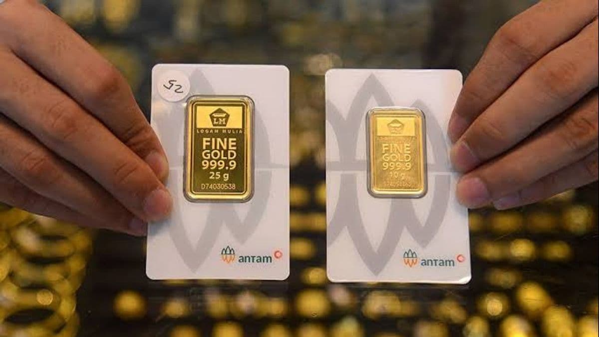 Harga Emas Antam Hari Ini Naik Rp18.000