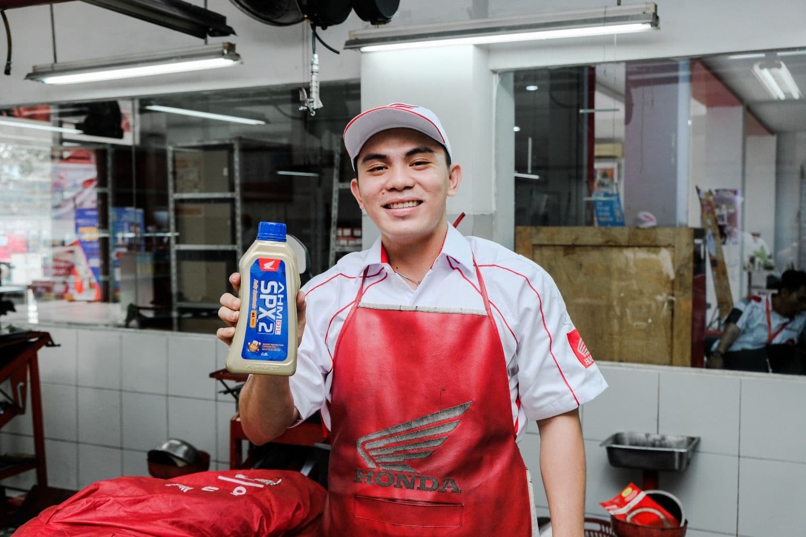 Cermat Pilih Oli, AHM Oil Asli Jaga Mesin Honda