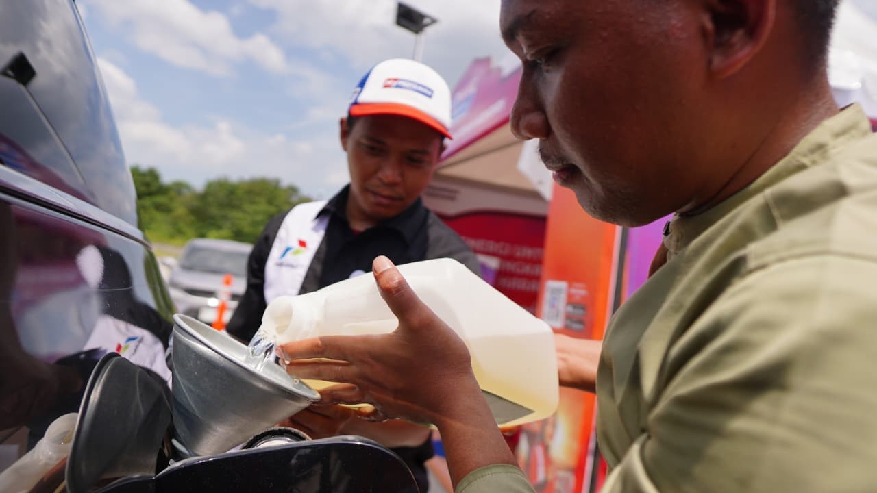 Arus Balik, Pertamina Siagakan SPBU Modular Tol Balikpapan–Samarinda