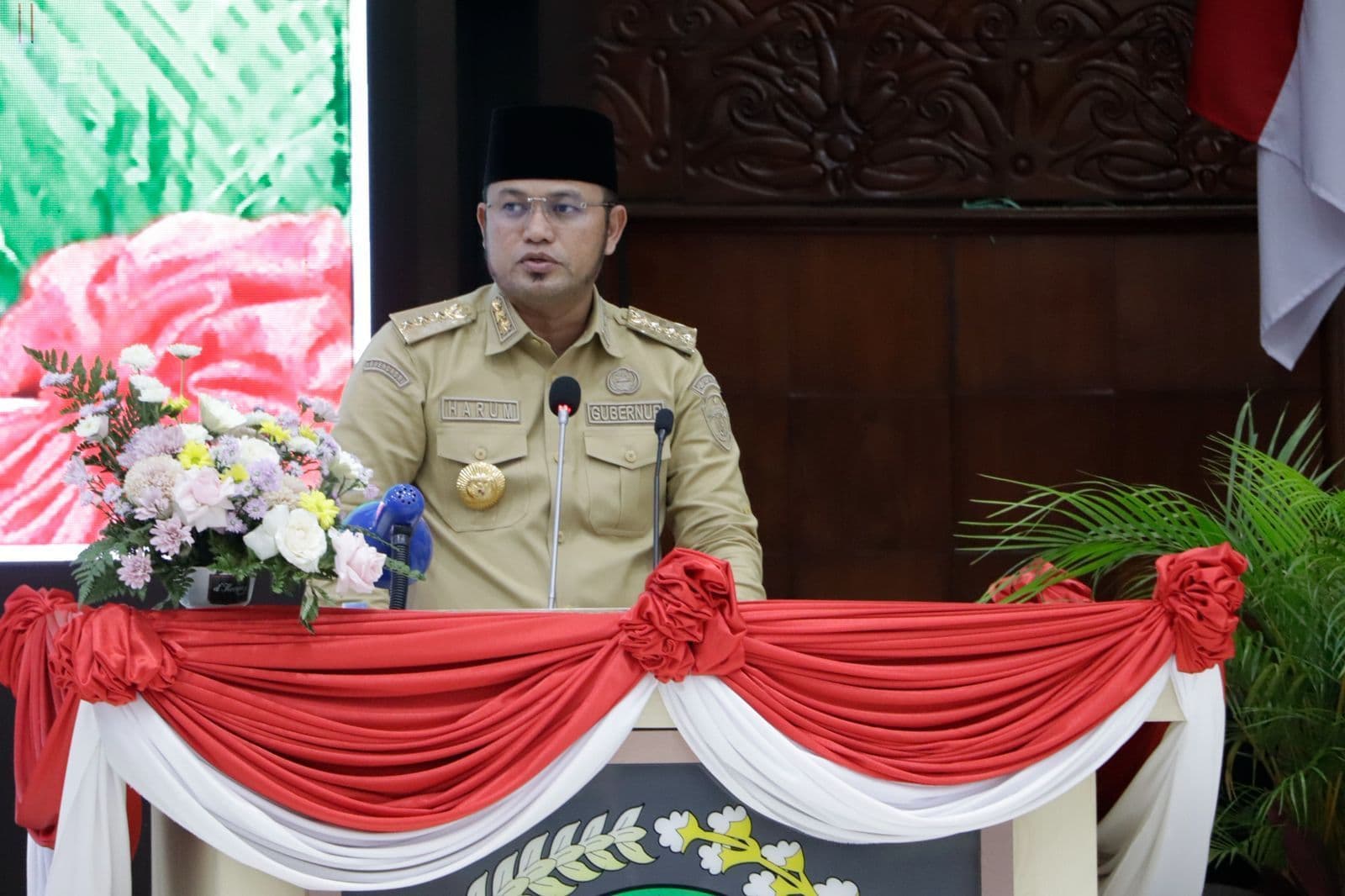 Gubernur Rudy mas'ud menjelaskan LKPj Tahun 2025 