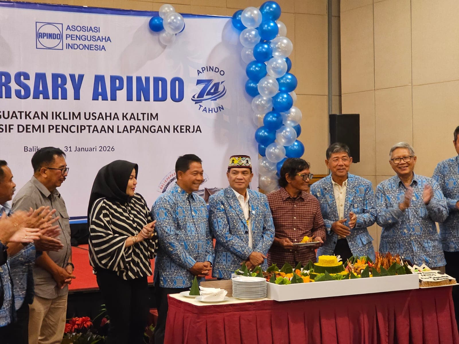 Jajaran pengurus Apindo Kaltim.